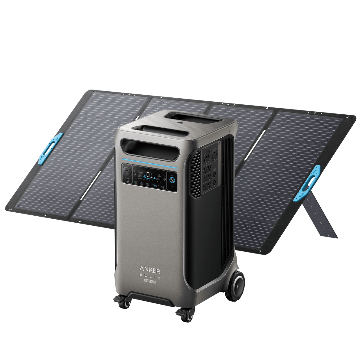 Anker SOLIX F3800 Plus Portable Power Station Solar Generator (6000W | 3840Wh) + 400W Solar Panel